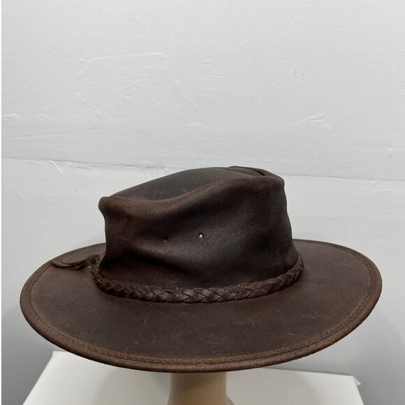 Minnetonka Unisex Brown The Fold Up Hat / Size- Large - Picture 2 of 10